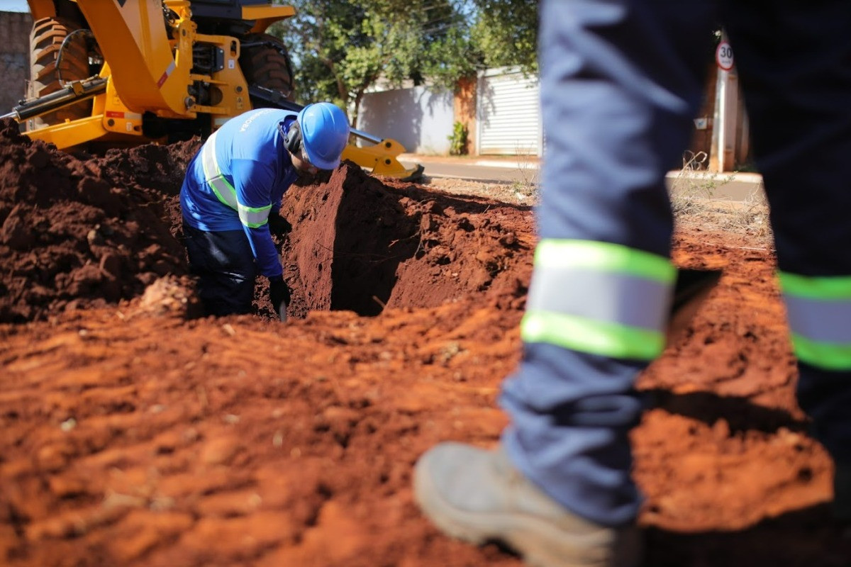 Campo Grande já tem quase 100 km de rede de esgoto implantada nos bairros