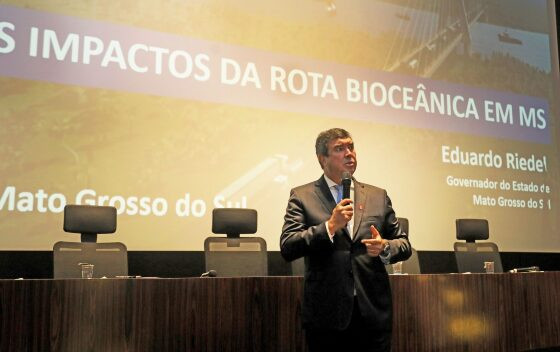 Governador palestra sobre Rota Bioceânica e seu impacto sobre Mato Grosso do Sul