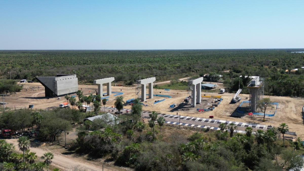 Construção da ponte Bioceânica chega a 30% de execução