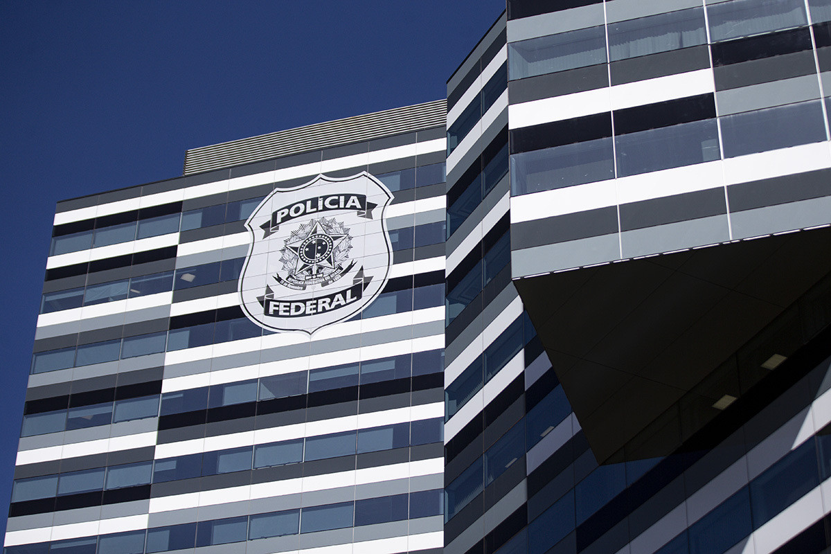 Fachada da sede da Polícia Federal em Brasília