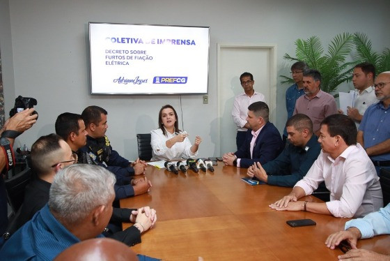 “Tolerância zero contra os roubos de fios em Campo Grande”, diz prefeita Adriane Lopes