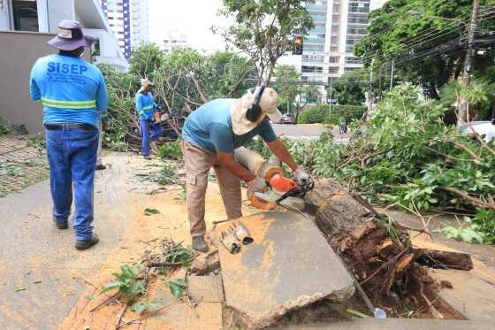 Força-tarefa para reparos na Capital continua neste sábado