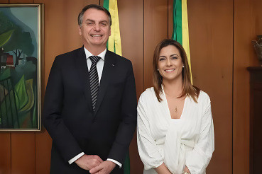 Jair Bolsonaro e Soraya Thronicke