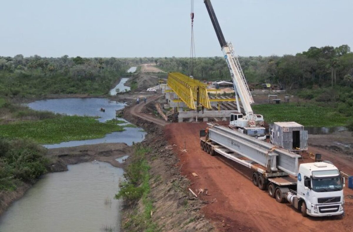 Pontes de concreto prometem facilitar o acesso ao Distrito de Porto Esperança no Pantanal