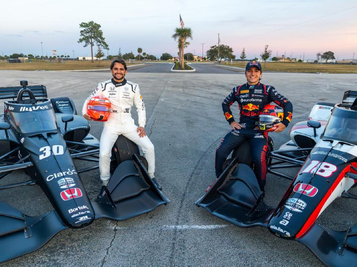 Pietro e Enzo Fittipaldi realizaram testes na Indy em Sebring