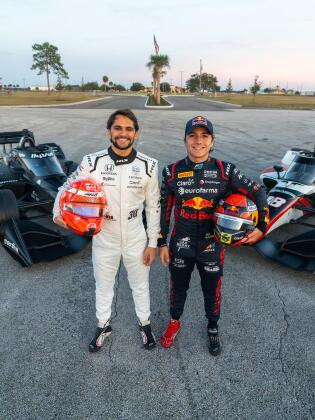 Pietro e Enzo Fittipaldi realizaram testes na Indy em Sebring  
