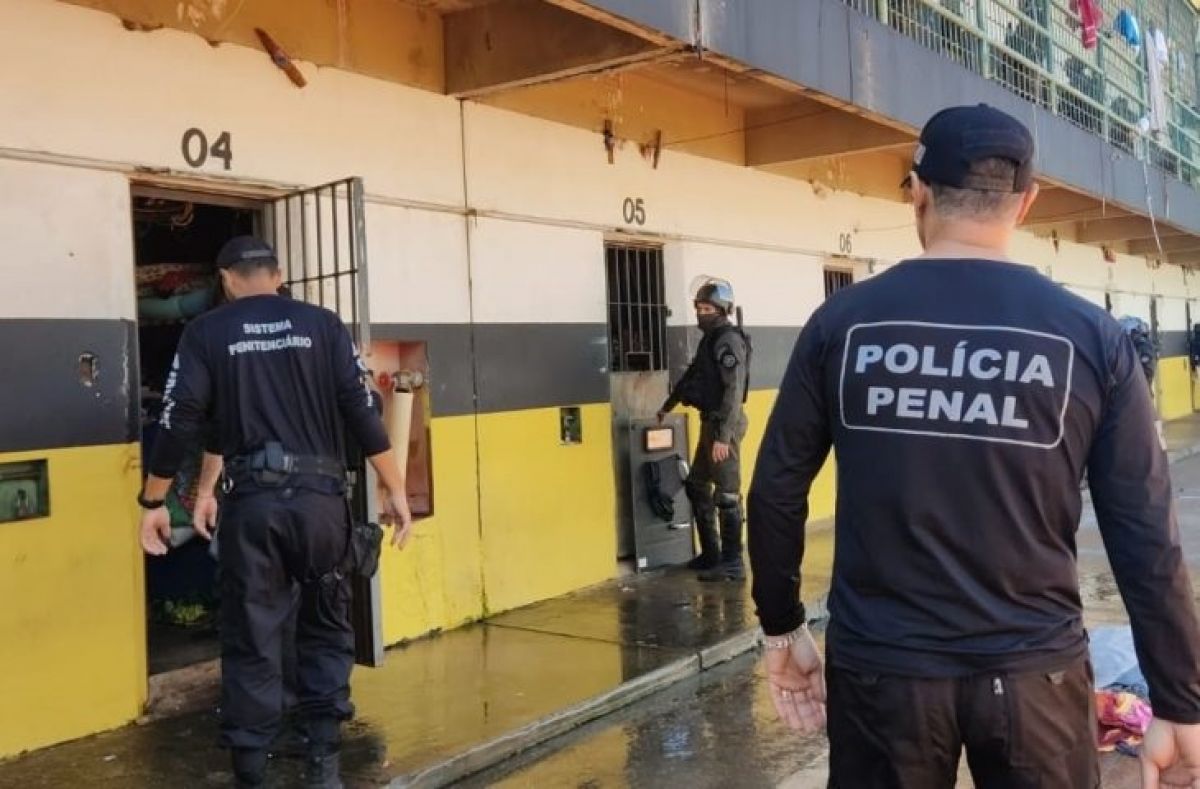 Polícia Penal realiza 2º fase Operação Mute no presídio de Campo Grande