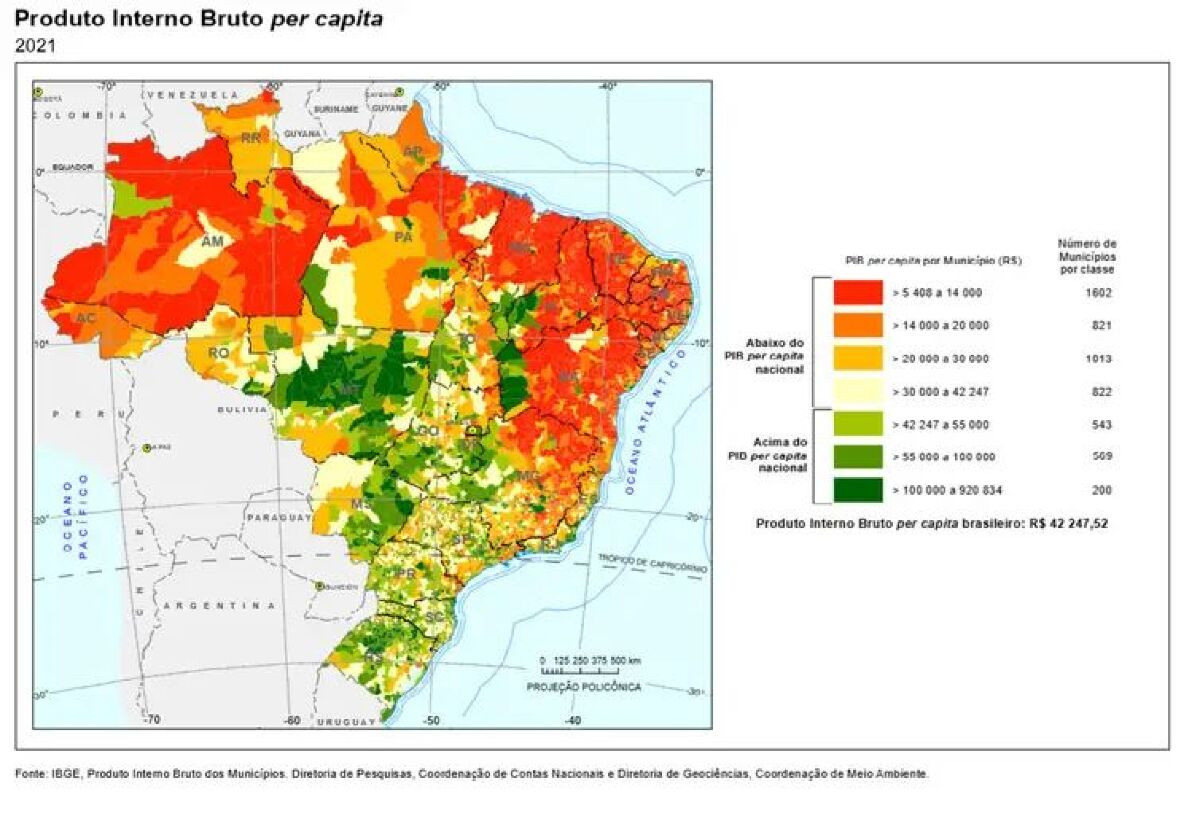 Capitais perdem espaço e economia fica menos concentrada, aponta IBGE