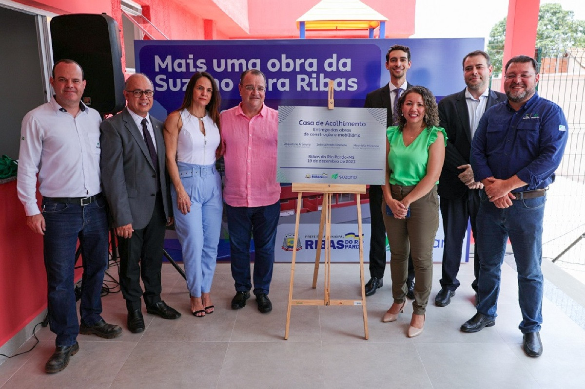 Prefeitura de Ribas do Rio Pardo recebe Casa de Acolhimento da Suzano