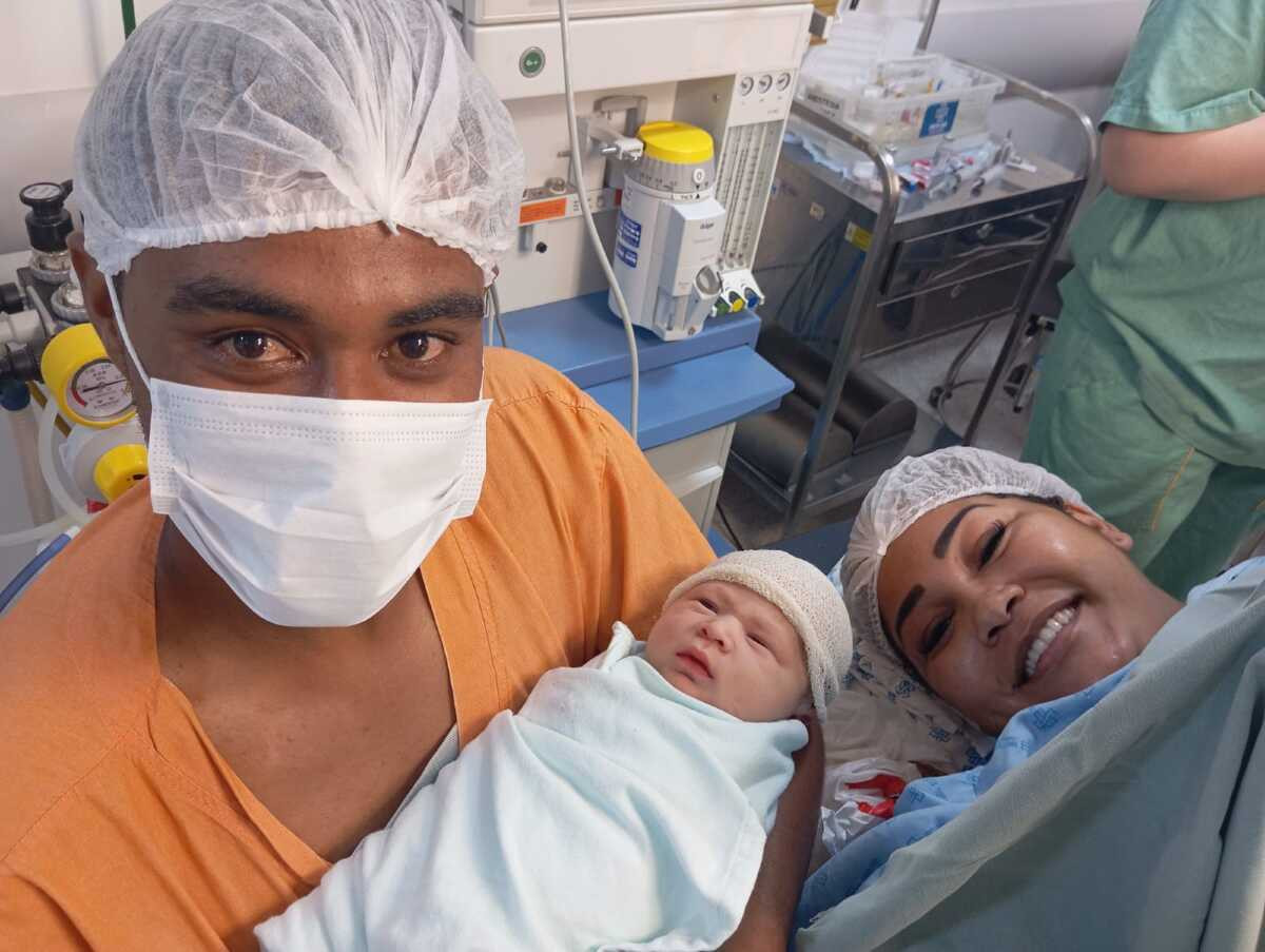 Samuel é o primeiro bebê a nascer na Santa Casa de Campo Grande