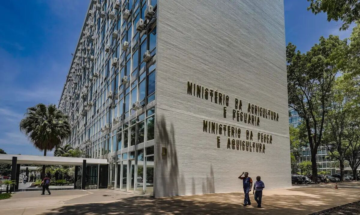 Pr&eacute;dio do Minist&eacute;rio da Agricultura e Pecu&aacute;ria e do Minist&eacute;rio da Pesca e Aquicultura, na Esplanada dos Minist&eacute;rios em Bras&iacute;lia