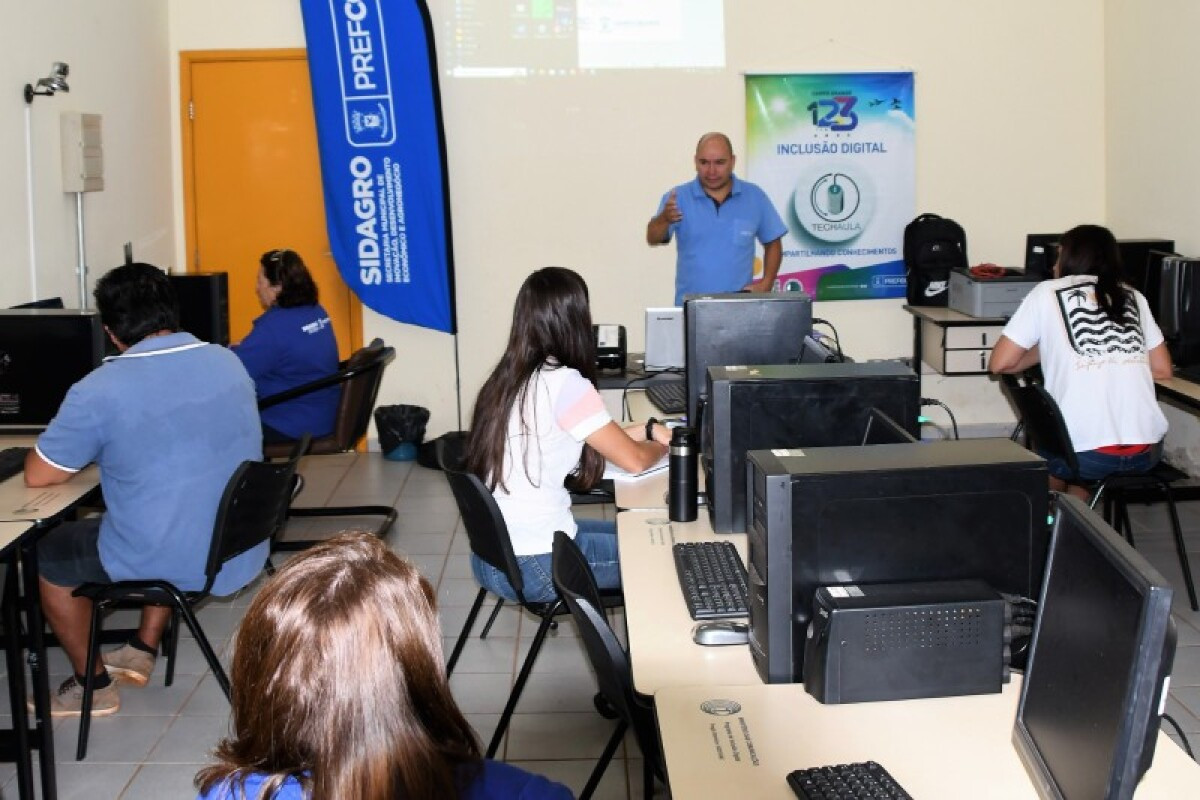 Prefeitura oferece diversos cursos na área da tecnologia de forma gratuita