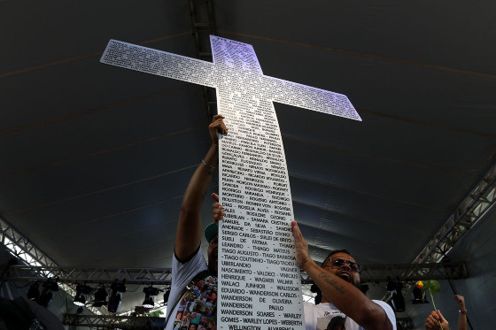 Após 5 anos, ato em Brumadinho homenageia vítimas e critica acordo