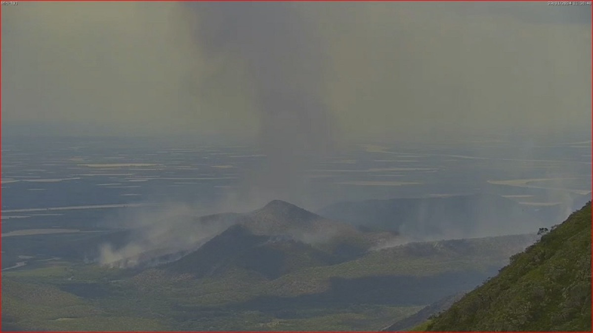 Incêndio na Serra do Amolar no Pantanal já consumiu mais de mil hectares