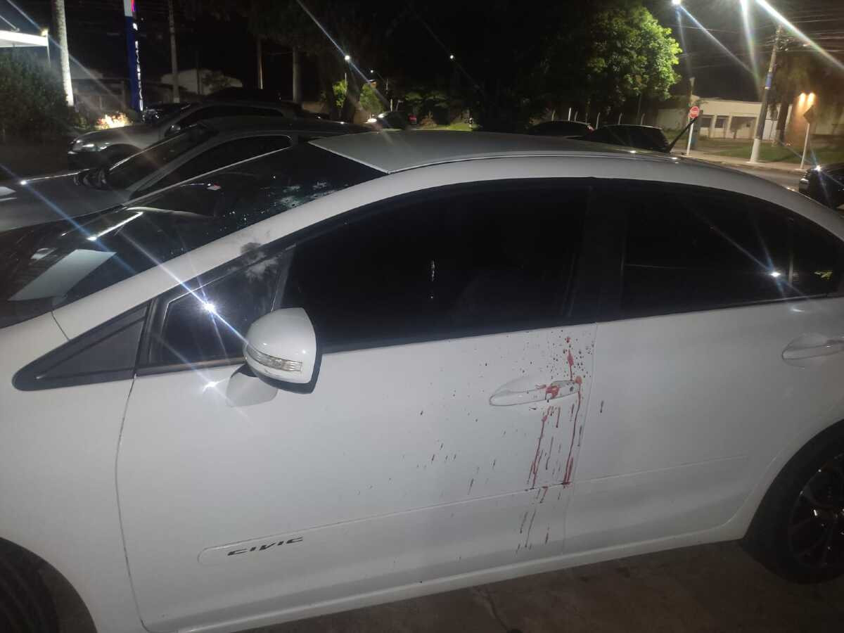 Policial penal e esposa são vítimas de assalto sangrento em Ponta Porã