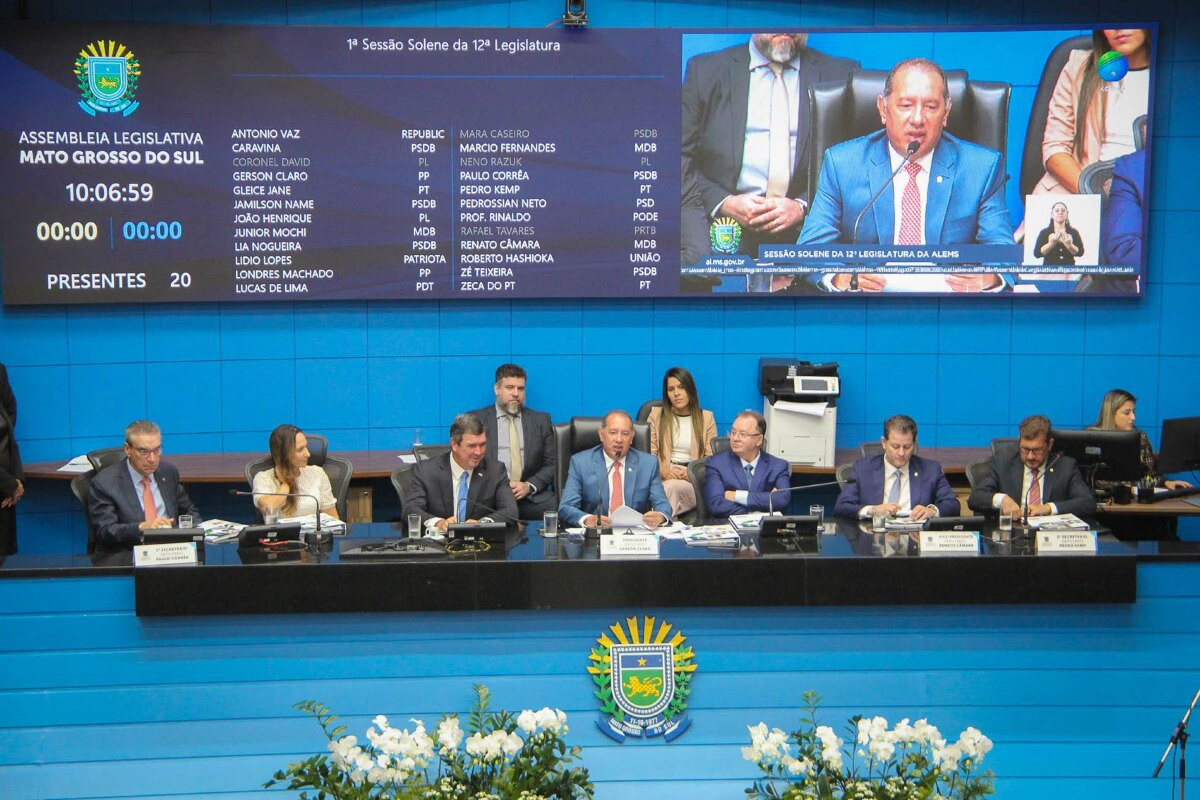 “Os interesses do Estado estão acima de qualquer divergência política”, diz em seu pronunciamento Gerson Claro