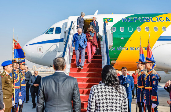 Presidente Lula chega ao Egito para visita oficial de dois dias