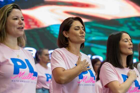 Através de transmissão Bolsonaro participa de evento em Mato Grosso do Sul