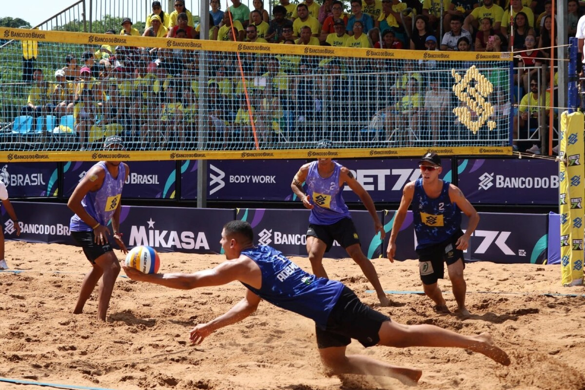 Etapa do Circuito Brasileiro de Vôlei de Praia evidencia evolução do esporte  no Estado
