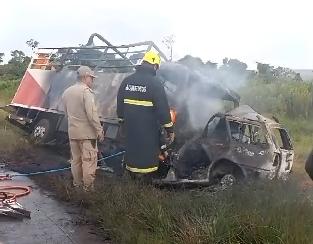 Acidente deixa cinco mortos na MS-141