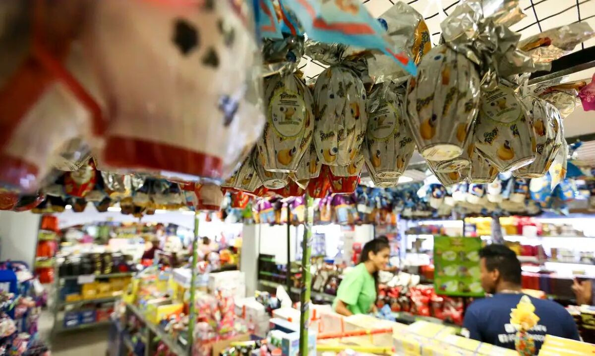Vendas do comércio na Páscoa devem crescer 4,5% e chegar a R$ 3,44 bi