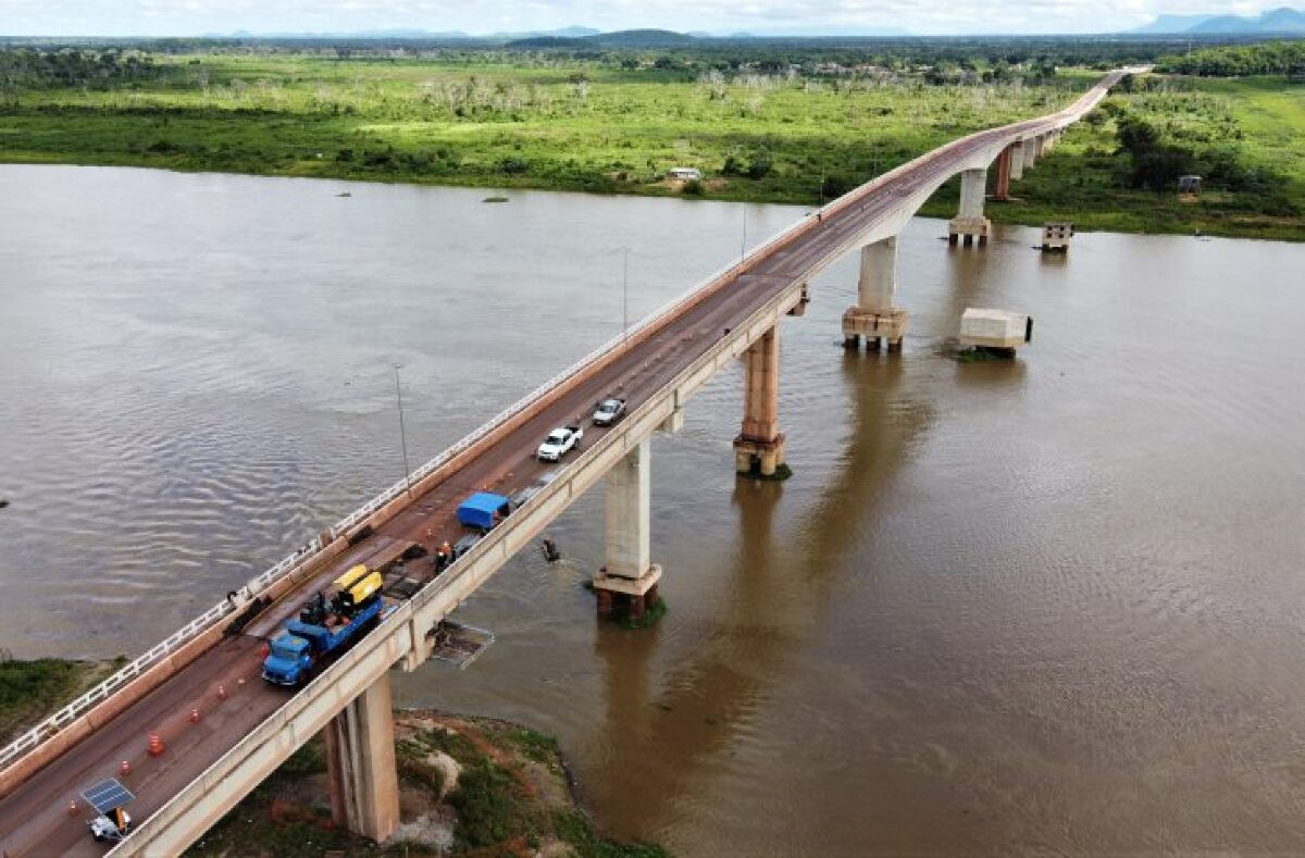 Ponte da BR-262 sobre o Rio Paraguai irá receber concretagem em obra de recuperação