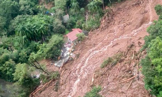 Temporais causam 10 mortes no RS; 21 pessoas estão desaparecidas