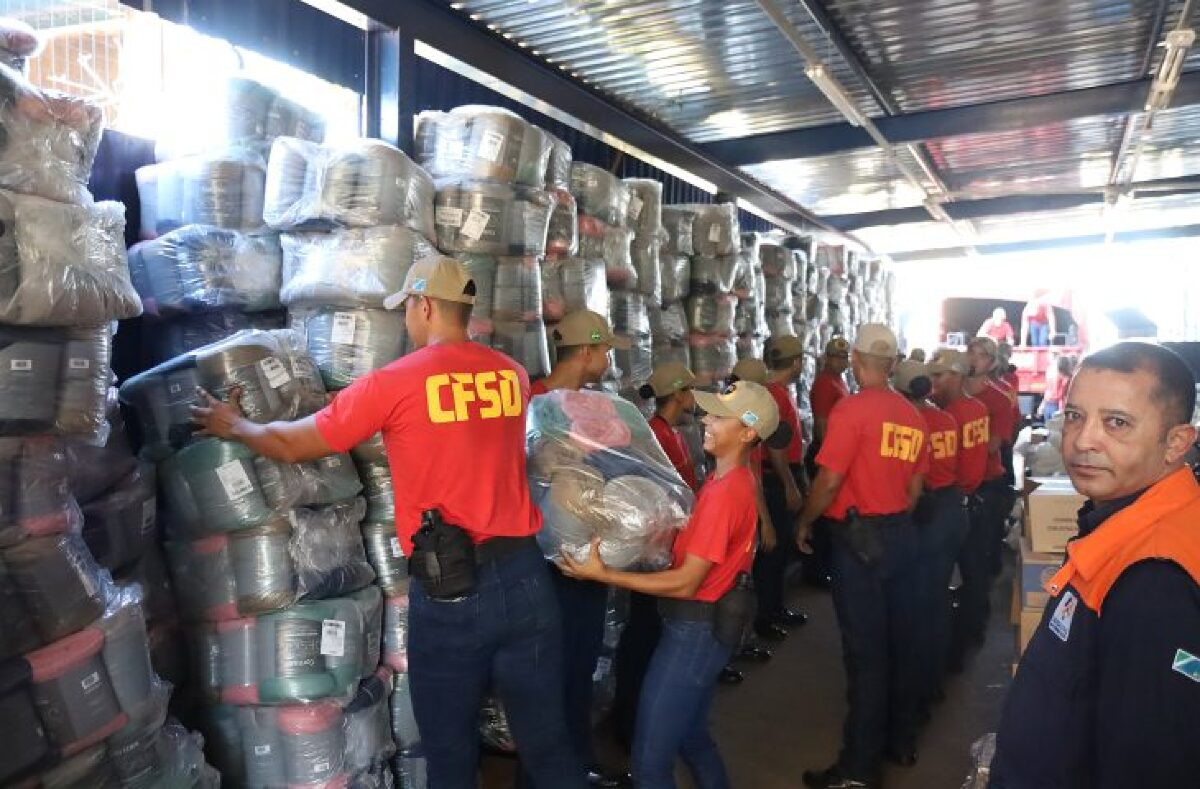 RS tem queda de temperatura e governo de Mato Grosso do Sul envia 15 mil cobertores