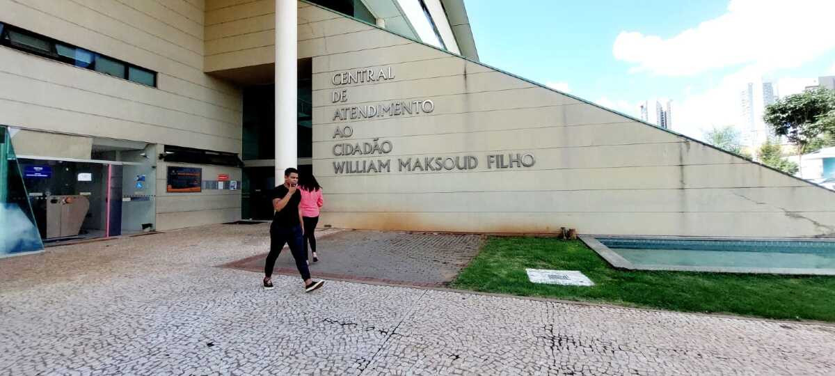  Foto da fachada da Central de Atendimento ao Cidadão William Maksoud Filho, CAC 