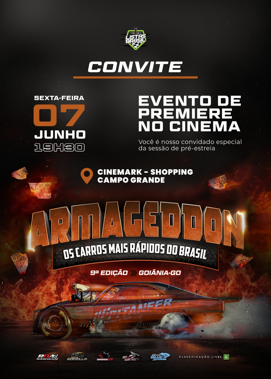 Pilotos de Mato Grosso do Sul estrelam no longa nacional “Armageddon - Os carros mais rápidos do Brasil”