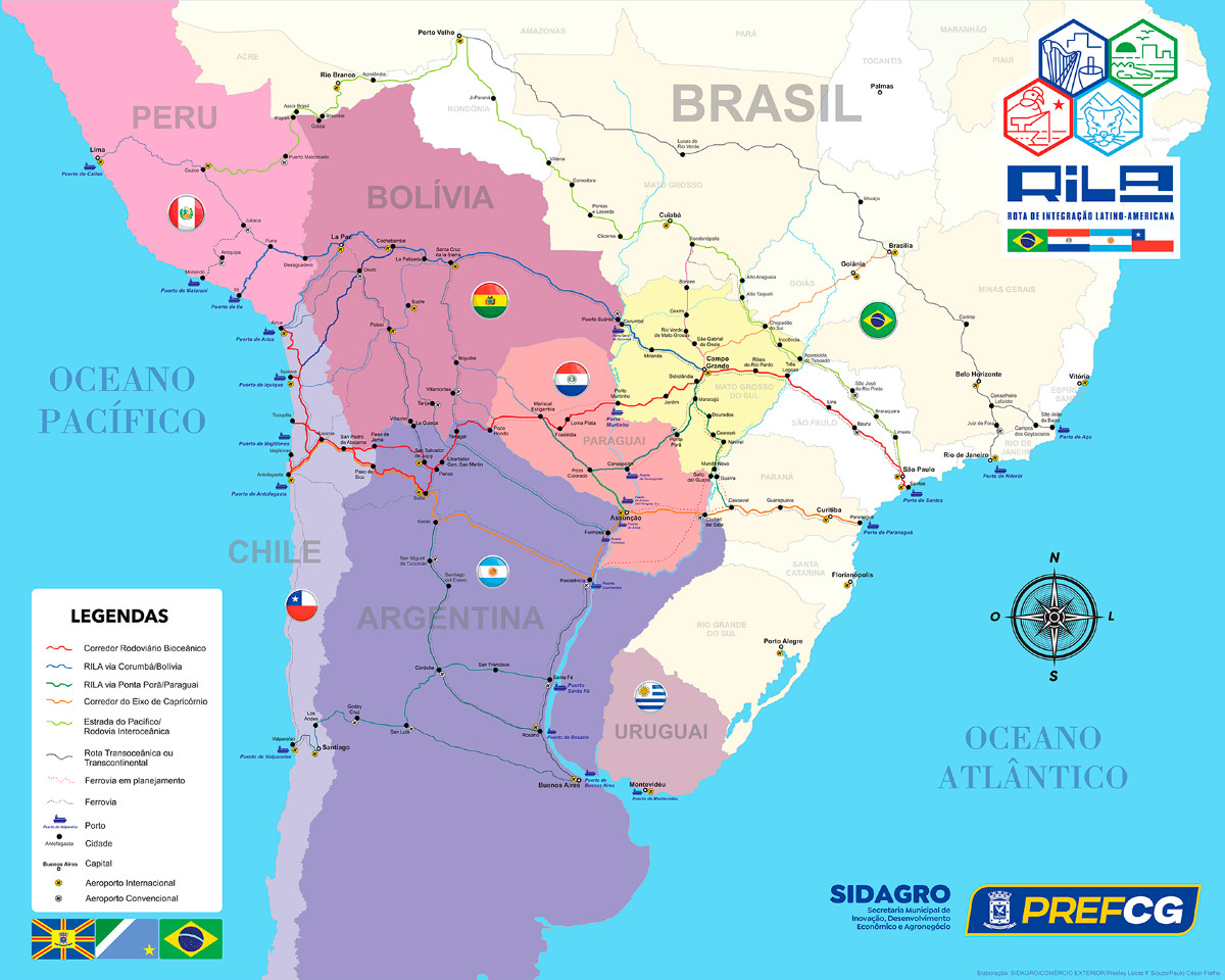 Campo Grande participa do Fórum de Governos Subnacionais do Corredor Bioceânico de Capricórnio no Paraguai