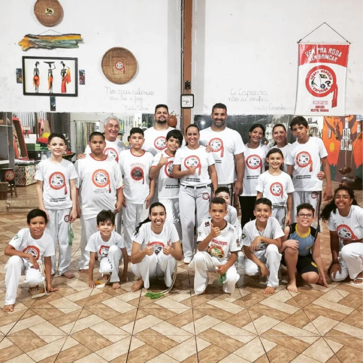 Grupo Memória Capoeira promove aula de percussão e encontro de educadores