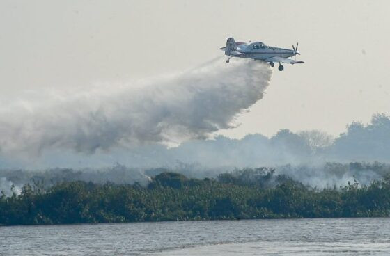 Pantanal: Corpo de Bombeiros usa tecnologia para combater as chamas