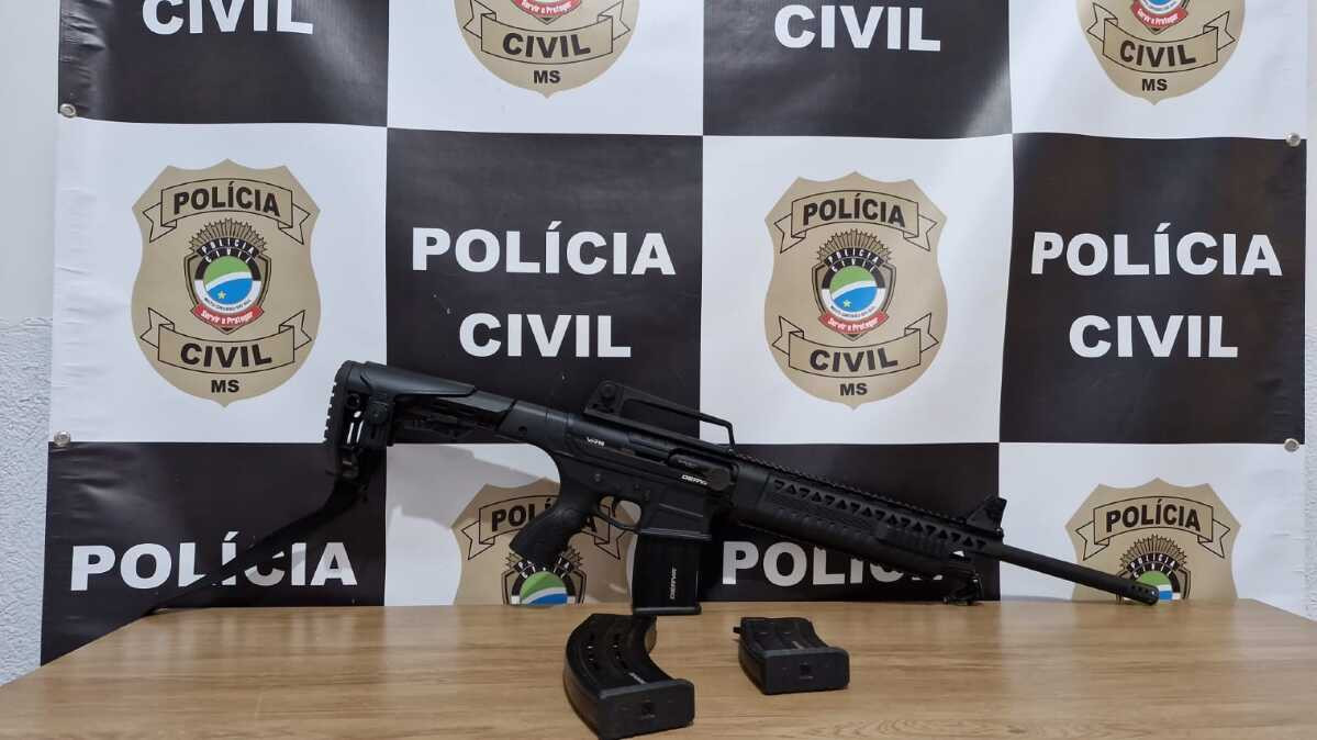 Arma, carro e maconha são apreendidas em Tacuru