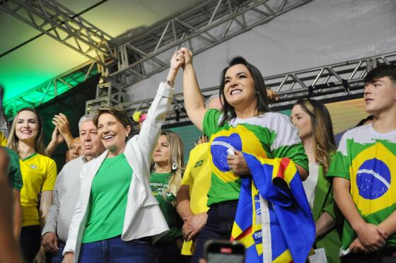 Adriane Lopes lança pré-candidatura ao lado da senadora Tereza Cristina