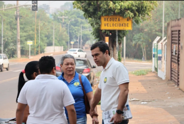 Aero Rancho: Beto Pereira recebe aval de moradores para retirada dos pontos de ônibus