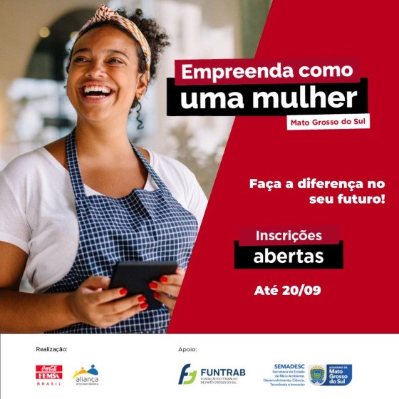 Programa empreenda como uma mulher oferece capacitação gratuita