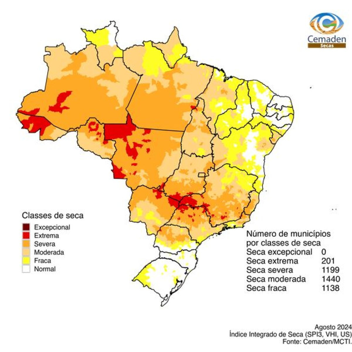 Seca extrema: ação humana é uma das causas principais do fenômeno climático