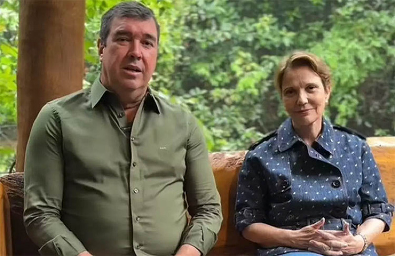 Eduardo Riedel e Tereza Cristina