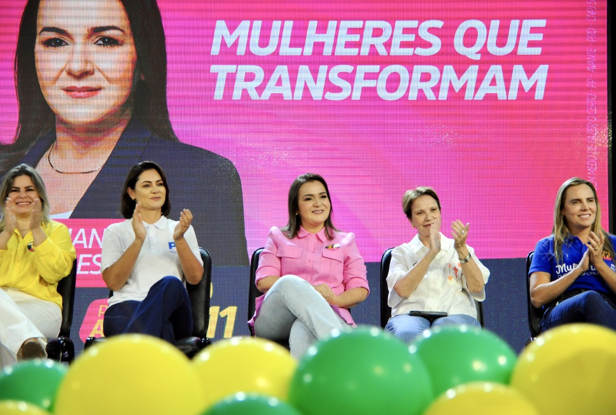 Michelle Bolsonaro reforça apoio à reeleição de Adriane Lopes em Campo Grande