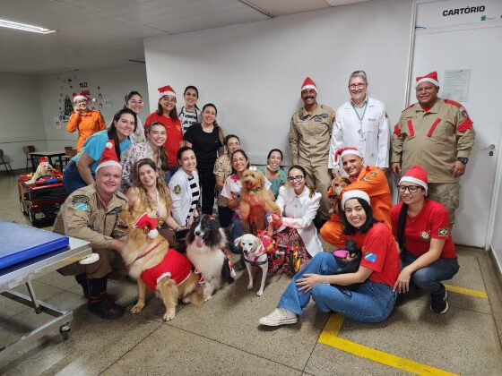 Cães coterapeutas levam alegria e conforto a crianças no HRMS