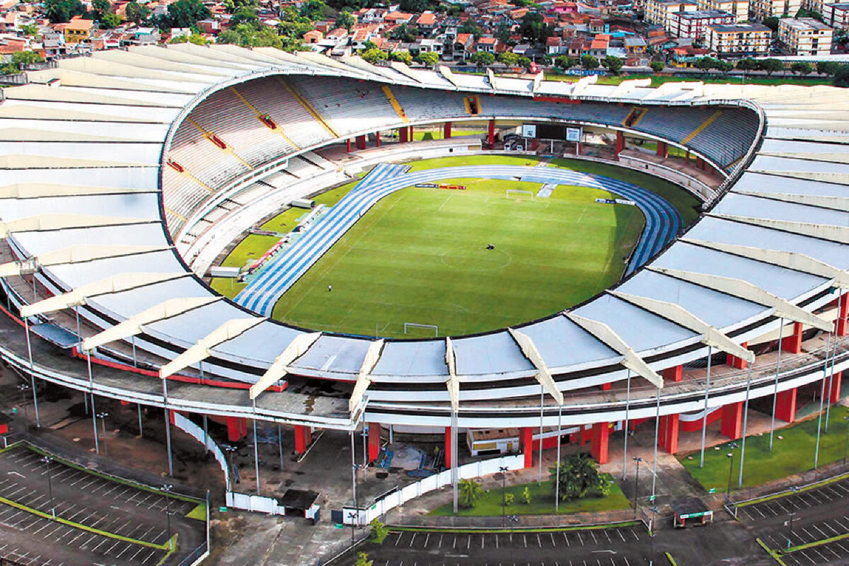 Estádio Mangueirão, em Belém-PA