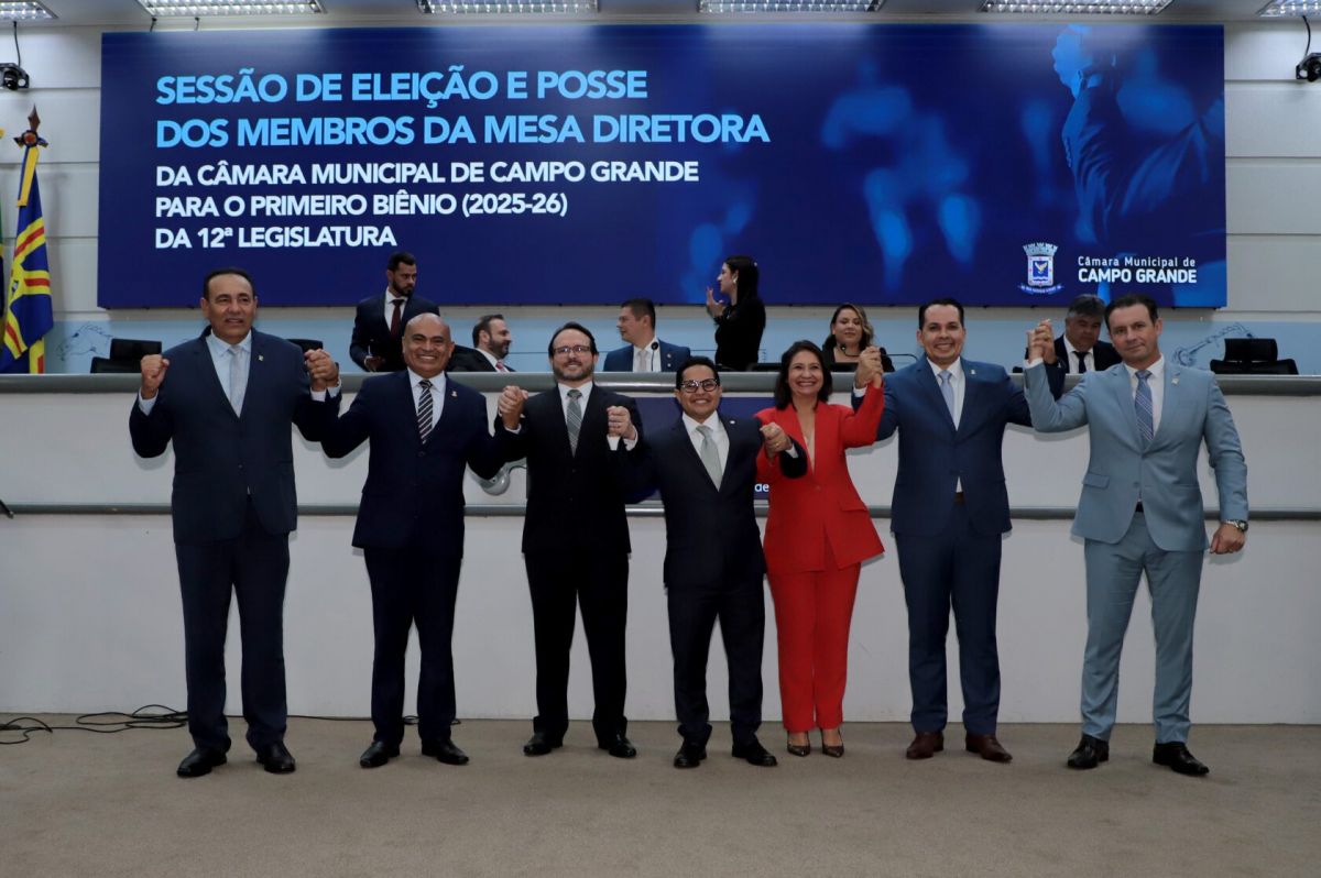 Papy &eacute; novo presidente da C&acirc;mara de Campo Grande;  veja composi&ccedil;&atilde;o da Mesa Diretora