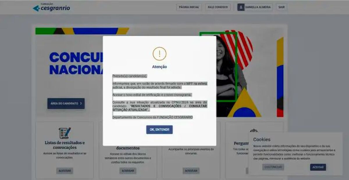 Concurso unificado: resultados individuais já podem ser consultados