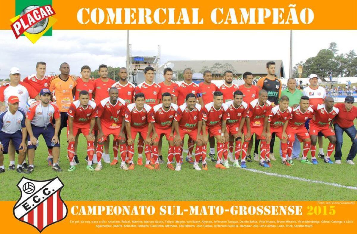 Campeão Sul-Mato-Grossense EC Comercial 2015