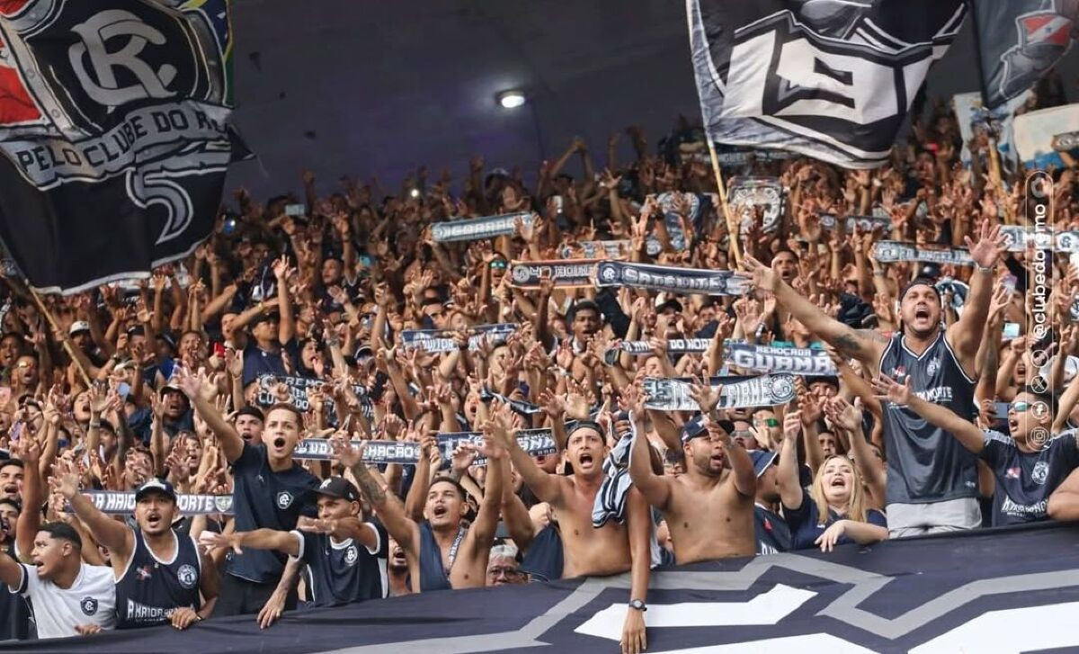  Remo por 2 x 0 sobre o América-MG - Torcedores no Mangueirão Série B 2025