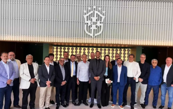 Samir Xaud, candidato único escolhido para presidente da CBF pelo seus pares