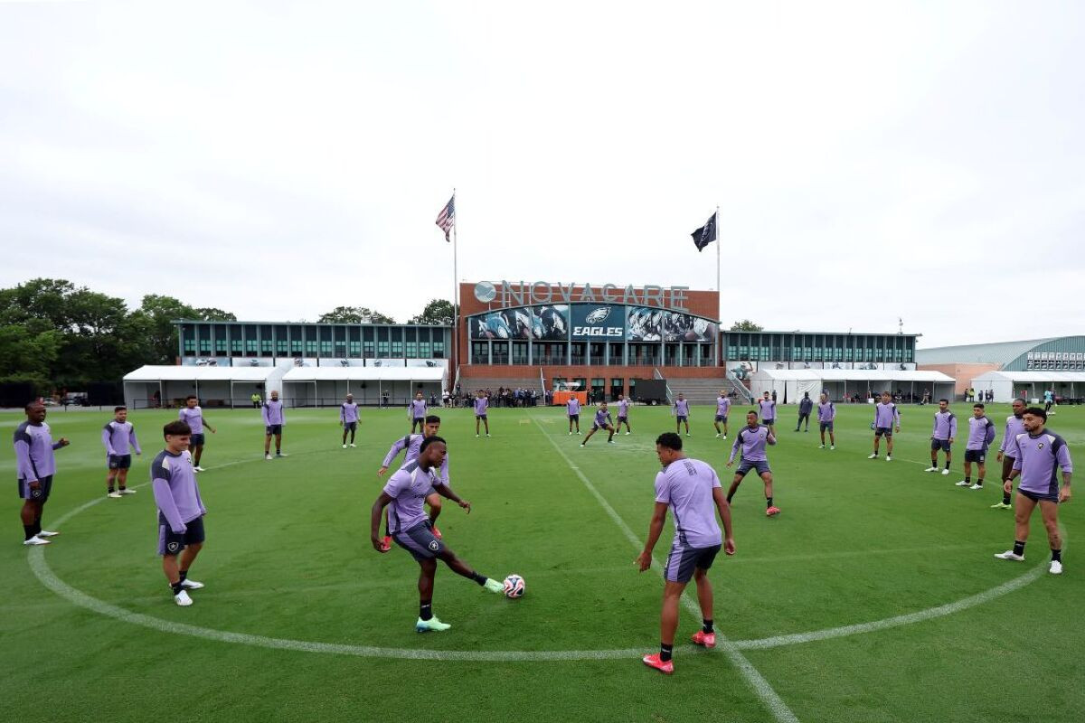 Palmerias x Botafogo - Oitavas de final do Mundial de Clubes de 2025 Treino