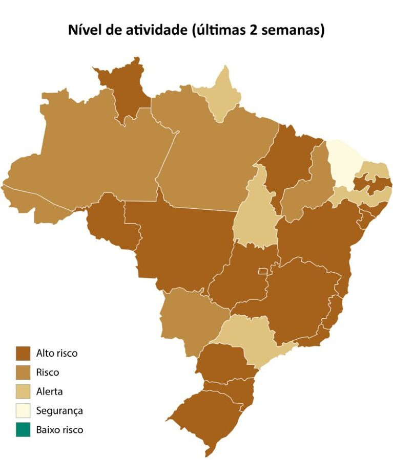 InfoGripe: 18 estados têm aumento de casos graves de síndrome respiratória