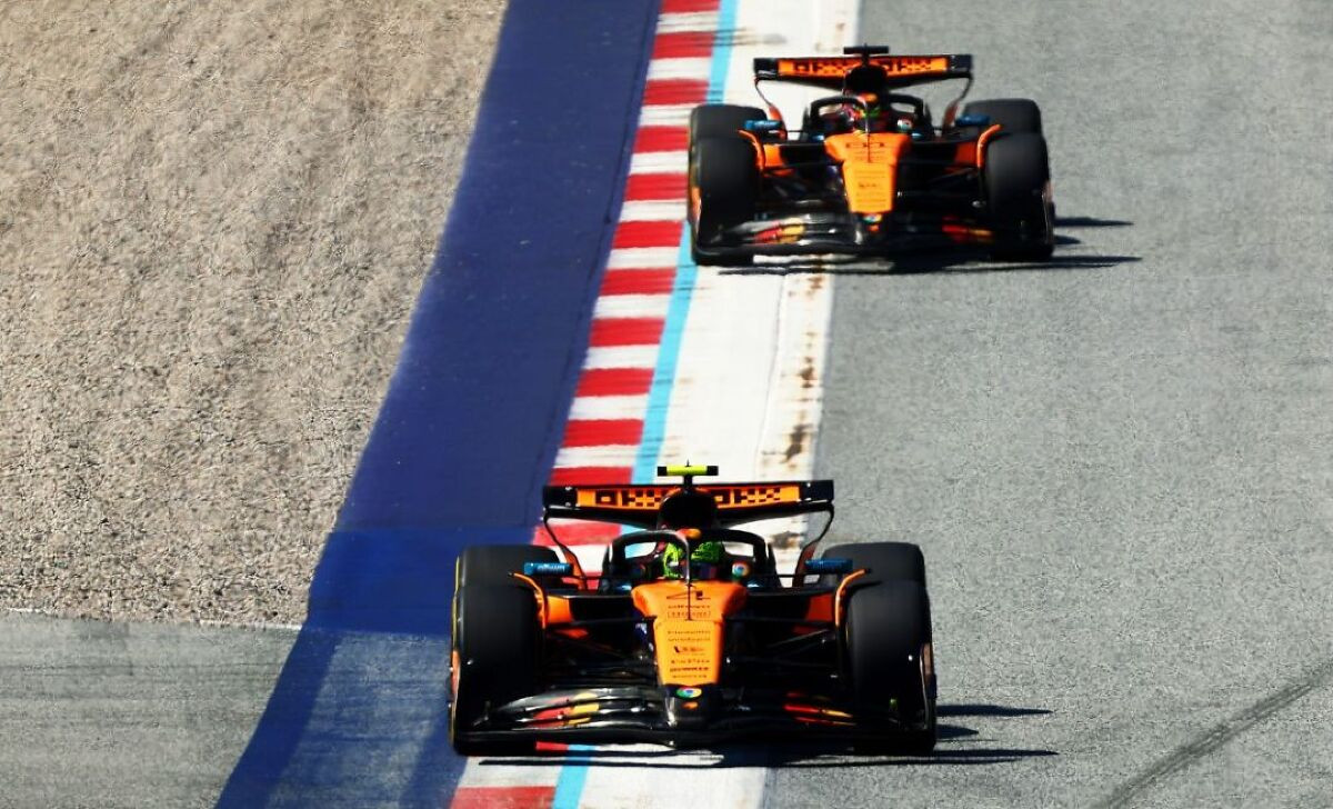 Lando Norris e Oscar Piastri GP da Áustria de F1 2025